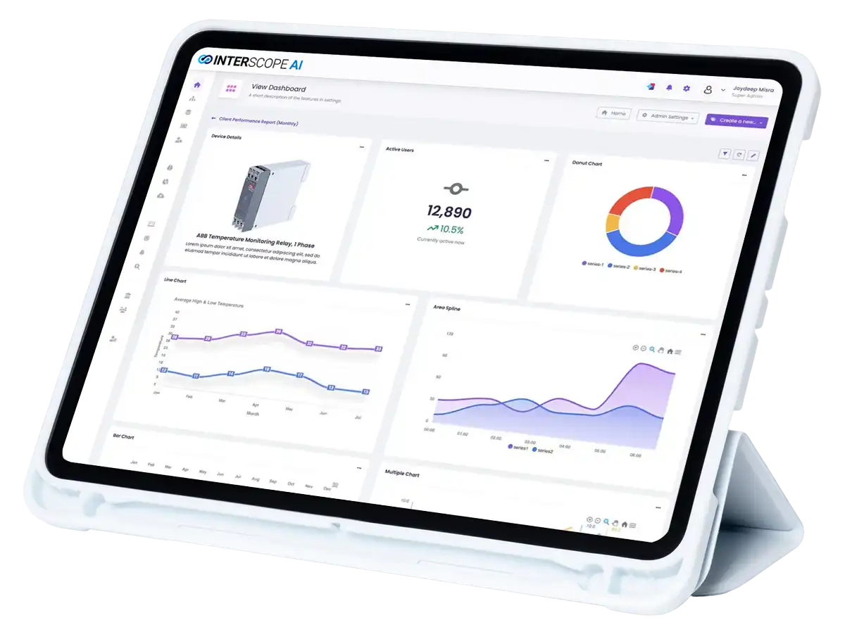 Oil and Gas AIoT Interscope AI Screen